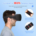 3D Natural Memory Foam Sleep Mask for Comfort