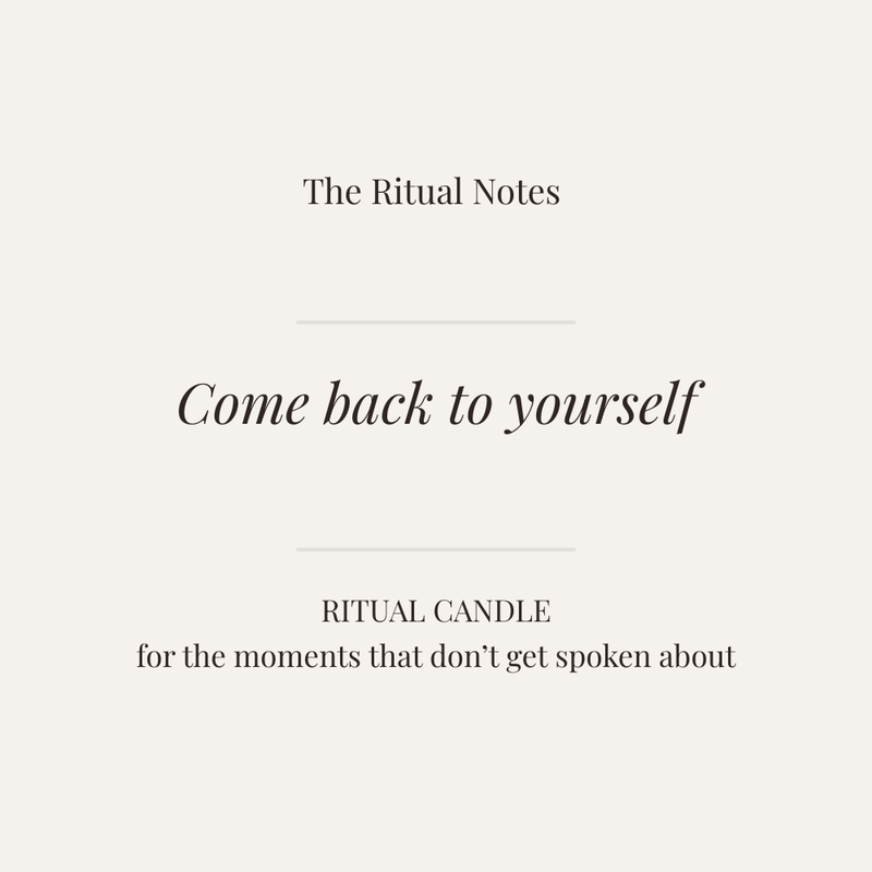 Evening Exhale — Ritual Candle